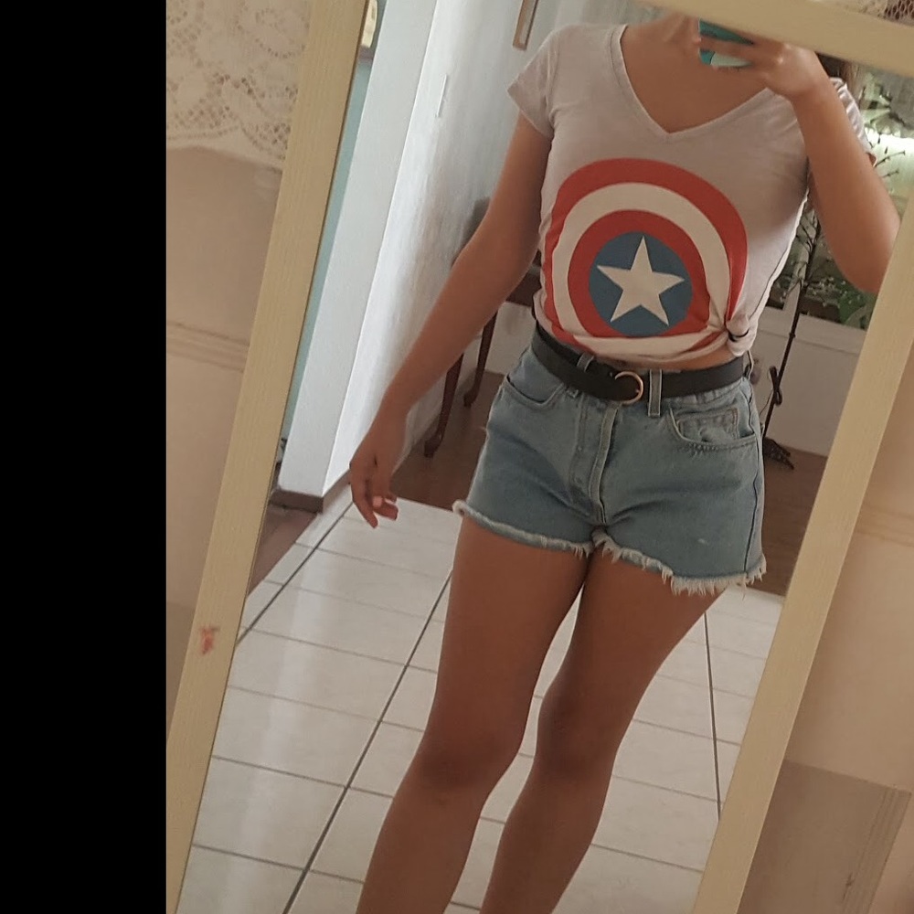 Captain America blouse